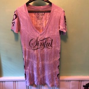 NWOT Sinful Affliction Top